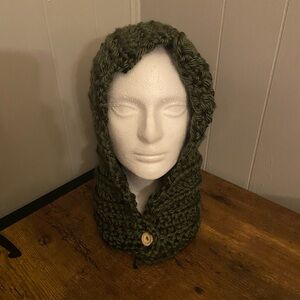 Alpine Green & Pink Winter/Fall Hoodie